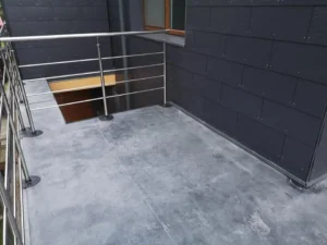 Balkono hidroizoliacija, padengta EPDM danga